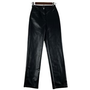 Aritzia Wilfred “Melina” Faux Leather Pants SZ 2 Black